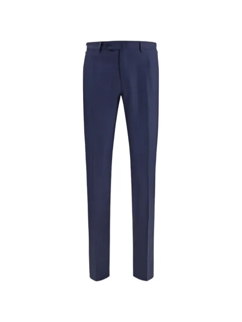 Germano 1952 checked straight-leg trousers Blue 321G5602