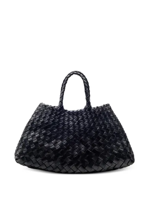 DRAGON DIFFUSION Santa Croce woven tote bag Black 8893