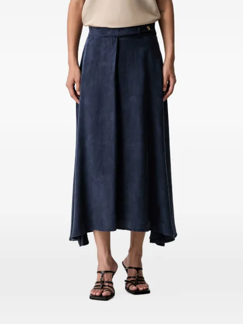 VICOLO A-line midi skirt Blue TAB2243