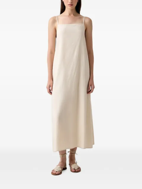 VICOLO spaghetti-strap scoop-back maxi dress Neutrals TAB1636