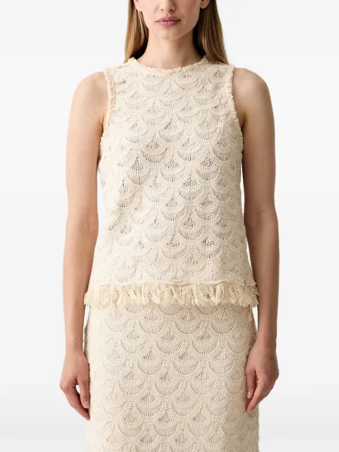 Pedro Del Hierro sleeveless blouse Neutrals 7653735