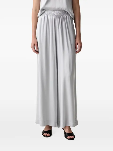 VICOLO elasticated-waist palazzo pants Grey TAB0082