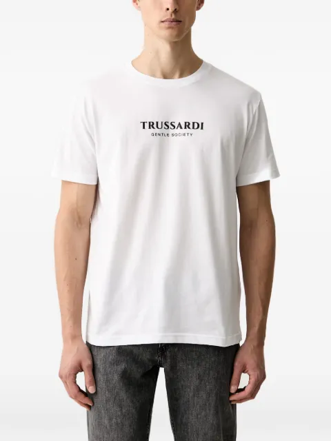 Trussardi logo-print T-shirt White G0088000205N