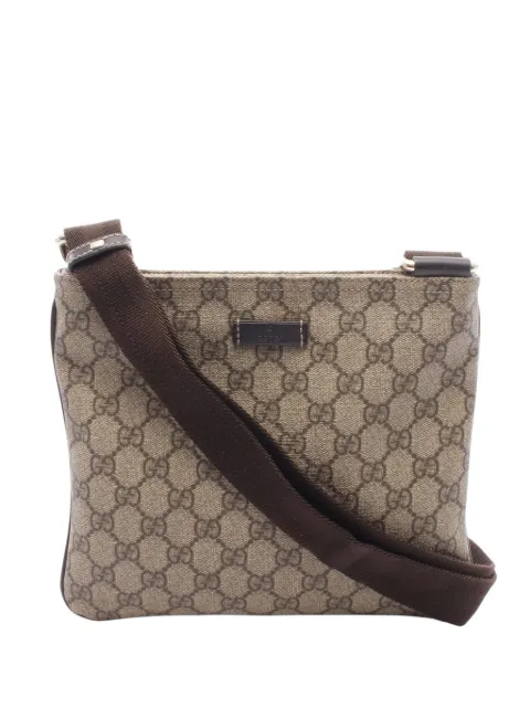Gucci Pre-Owned 2000-2015 GG Supreme crossbody bag Neutrals XOFGOV9YP5QQFE78