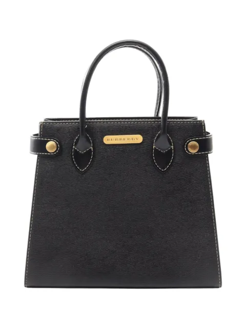 Burberry Pre-Owned 2000-2017 Leather handbag Black DA9X4P6F682WSWTV