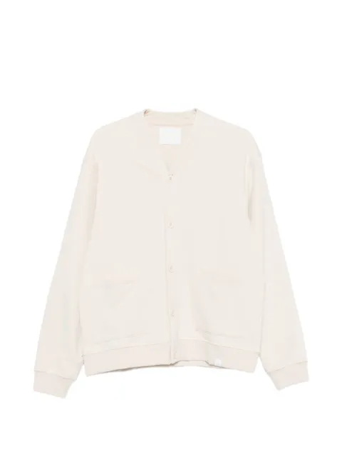 WOC Seattle button-up patch-pocket cardigan Neutrals 126SW026FL