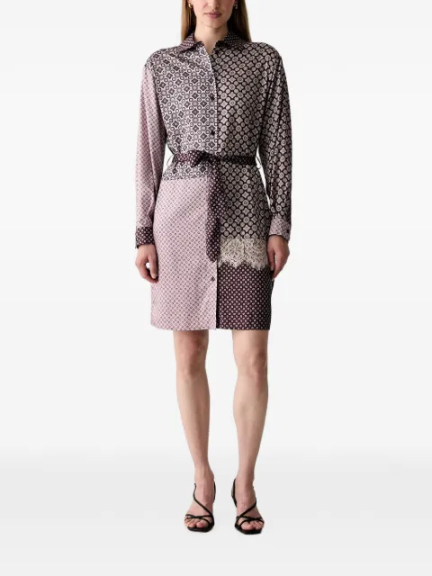 LIU JO twill shirt dress Purple WF6153TS531