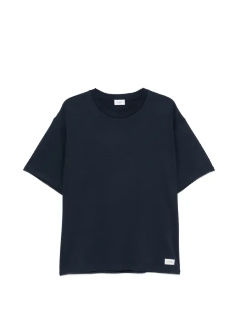 Saint Laurent logo-patch T-shirt Blue 798933Y37RY