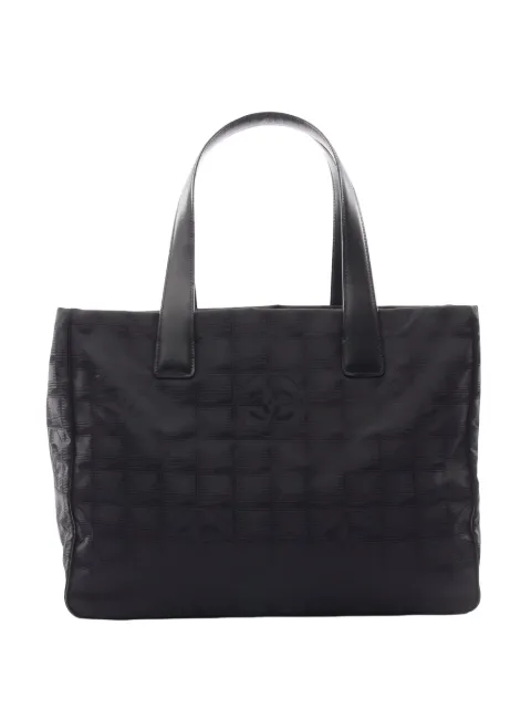 CHANEL Pre-Owned 2005-2006 New Travel Line Nylon tote bag Black A1PVL098G80QESKD
