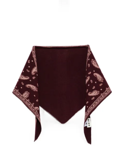 Rixo Lianora scarf Red LIANORASCARF