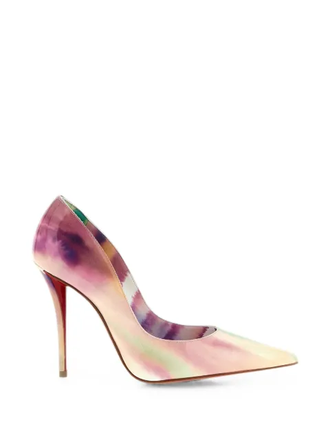 Christian Louboutin Miss Z tie-dye pumps Pink 3260050J646