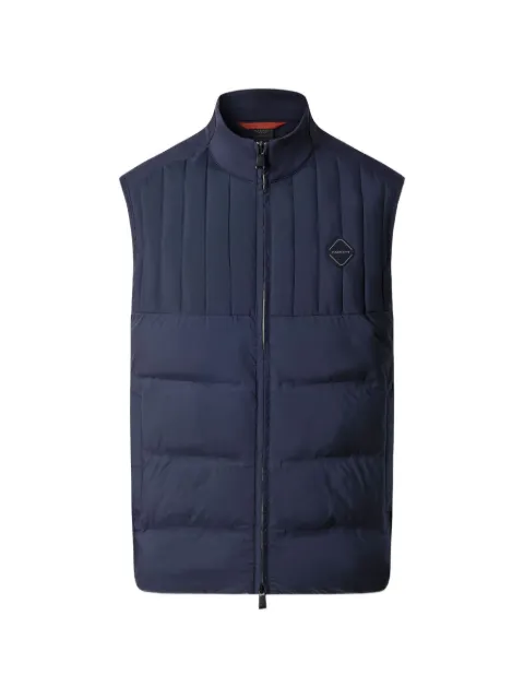 Hackett London high-neck gilet Blue HM5800122