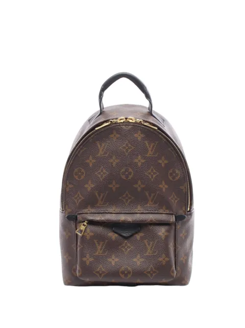 Louis Vuitton Pre-Owned 2019 Monogram Palm Springs PM backpack Brown FKPSXSFB8FISJ7OD