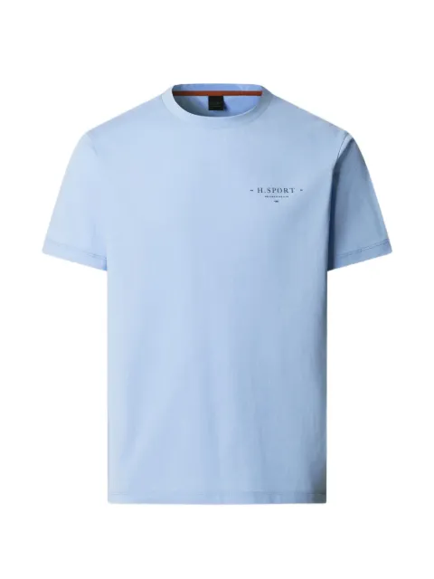 Hackett London graphic-print T-shirt Blue HM5000130