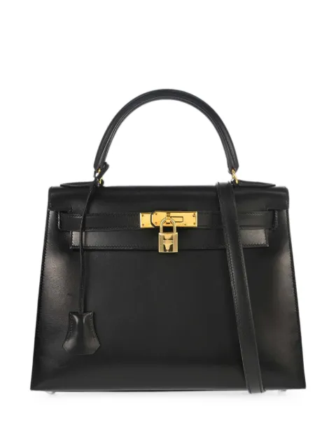 Hermès Pre-Owned 1996 Kelly 28 Sellier tote bag Black 179160