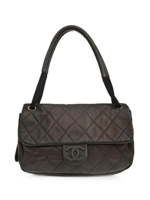 CHANEL Pre-Owned 2009 Yacht Jumbo tote bag Brown 179126