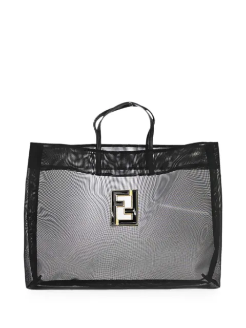 Fendi Pre-Owned 1990-2000s mesh tote bag Black 179297