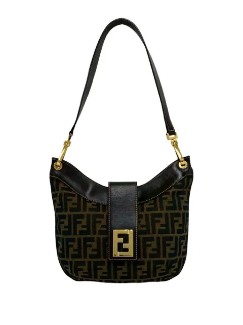 Fendi Pre-Owned 20th Century Zucca Canvas shoulder bag Brown 8AXD94ZFDSKLGO5Y