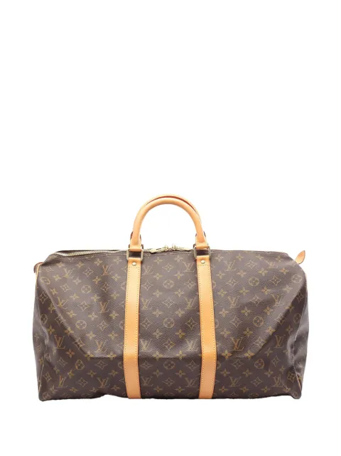 Louis Vuitton Pre-Owned 1998 Monogram Keepall 50 travel bag Brown KWFVP36WZJHFP6RX