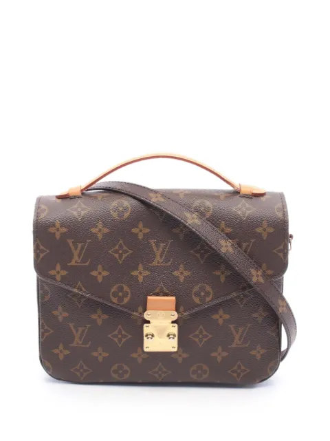 Louis Vuitton Pre-Owned 2017 Monogram Pochette Metis satchel Brown ZCUQF0SC2GN3MFWL