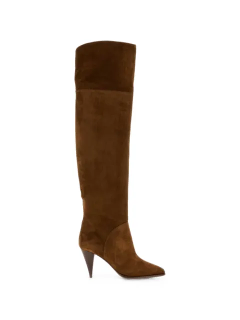 Casadei Venus Nomad cone-heel over-the-knee boots Brown 1T094C0801NOMAD