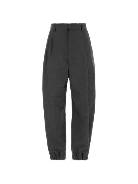 Moschino pleated elasticated-cuff trousers Grey A03255521