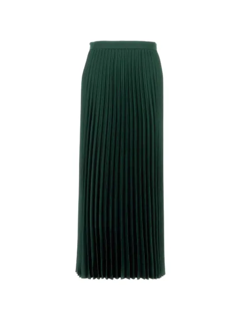 Weekend Max Mara Nicchia pleated midi skirt Green 2625106031600