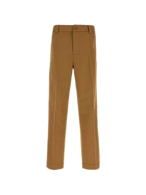 Moncler tailored cotton pants Brown L20912A00005598QH