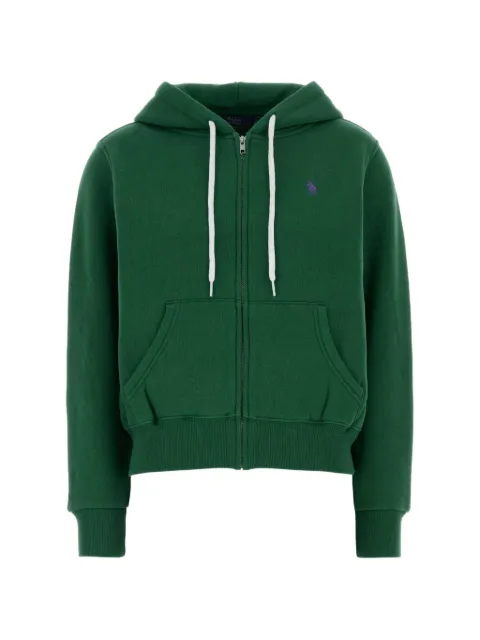Polo Ralph Lauren zip-up logo-embroidered hoodie Green 211971699503