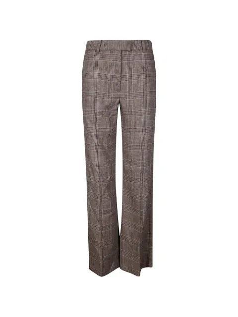 A.P.C. Jude check-pattern wool trousers Brown WVBESF08507