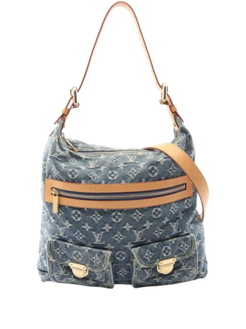 Louis Vuitton Pre-Owned 2005 Monogram Denim Baggy GM shoulder bag Blue L95Z2DMDIJ2EC3RJ