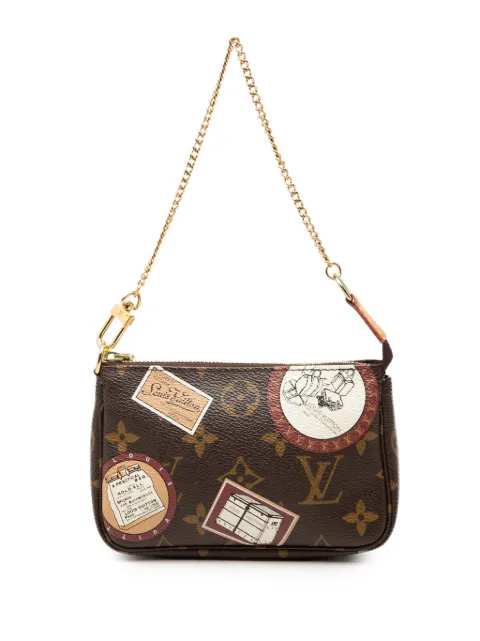 Louis Vuitton Pre-Owned 2008 Monogram Patch Mini Pochette Accessoires handbag Brown 4GVL9PQSE7899KJN