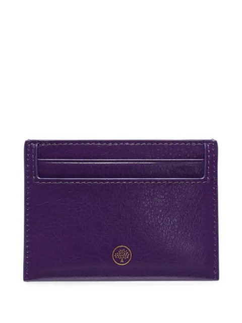 Mulberry logo-print leather cardholder Purple RL9091748V185