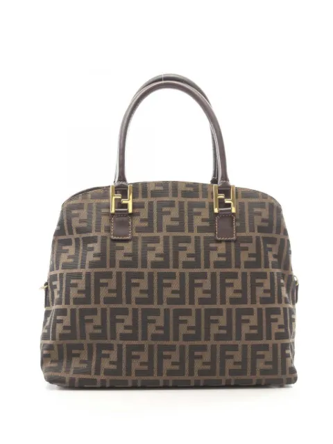 Fendi Pre-Owned 2000-2010 Zucca Canvas Dome satchel Brown IJPJ0N8PHEEJY5SA