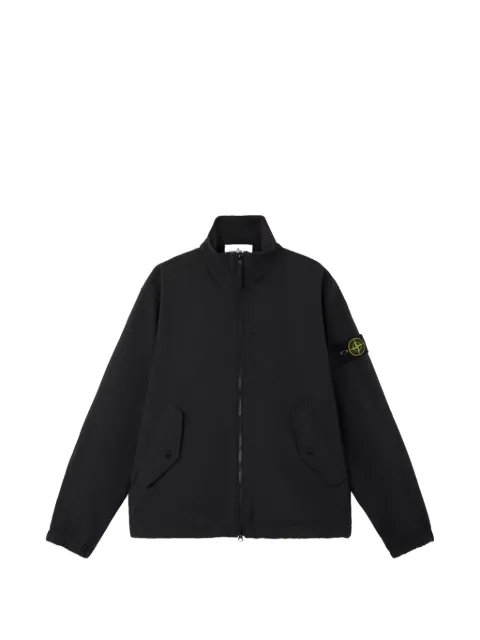 Stone Island 4100022 light soft shell-R E.DYE® technology in recycled polyester jacket Black 4100022S0A26