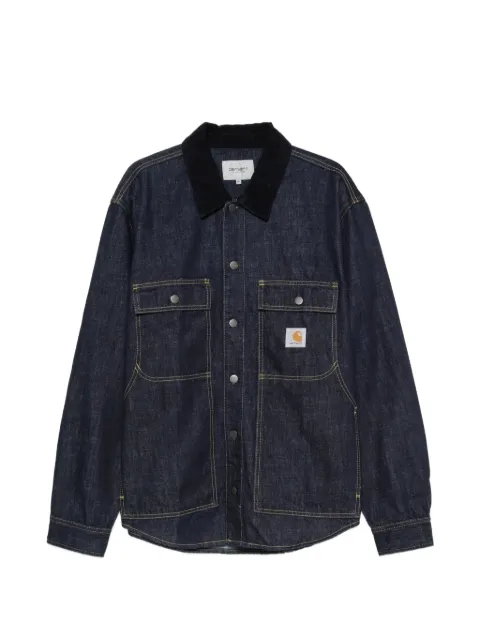 Carhartt WIP Oakland corduroy-collar overshirt Blue I037532