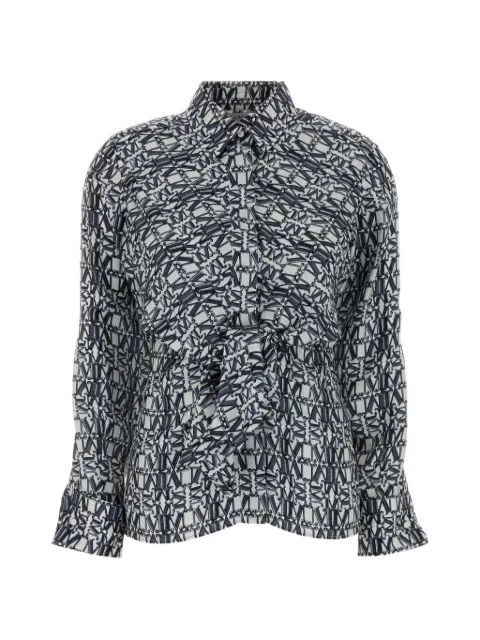 Max Mara Marte logo-detail shirt White 2621116081600