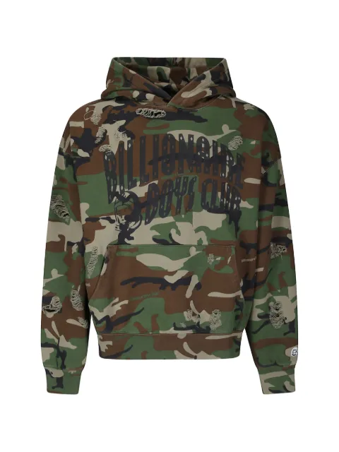 Billionaire Boys Club distressed camouflage hoodie Green BBPH26216