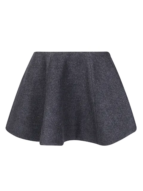 GANNI flared skirt Grey A1090302