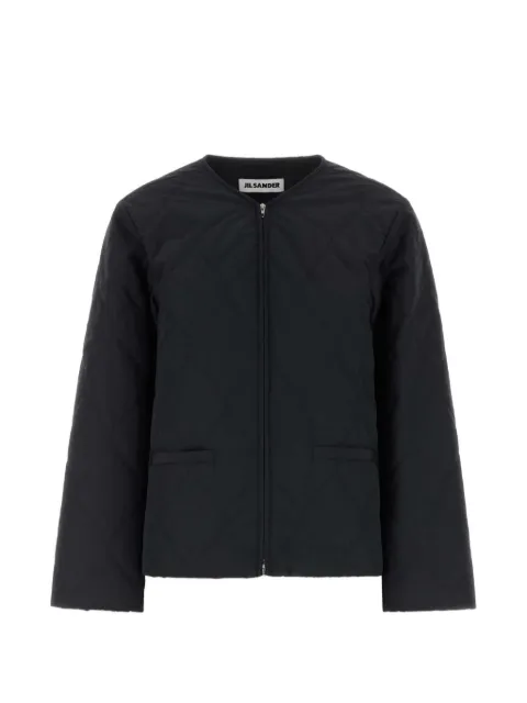 Jil Sander quilted zip-up jacket Black J02SW0068J74453