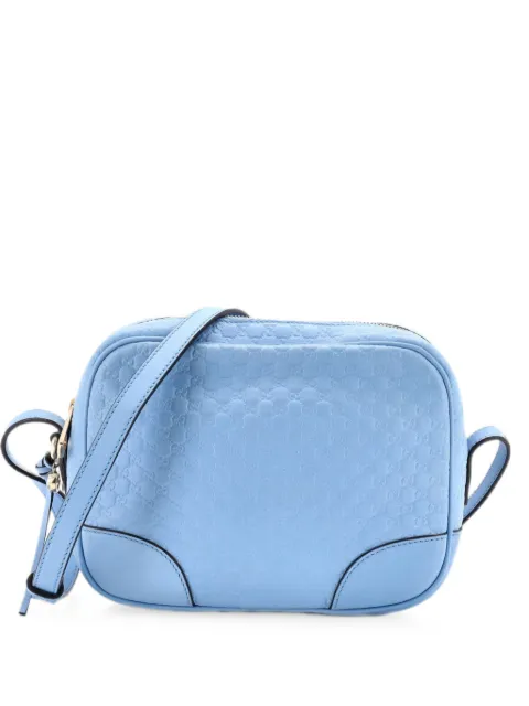 Gucci Pre-Owned Bree Disco Microguccissima Leather Mini crossbody bag Blue IKGW515O4BV0OYCF