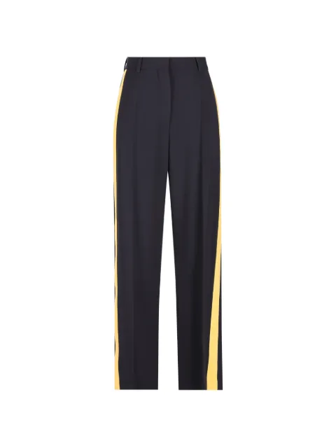 LOEWE side-stripe pressed-crease trousers Blue S359Y04XIE
