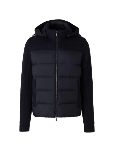 Moorer hooded padded jacket Blue MOUGI1012014PU8WS88WO