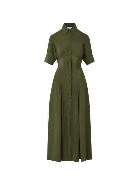 Veronica Beard Perenna belted maxi dress Green 2607CD2322505