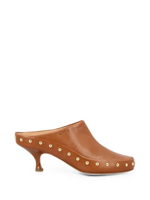 Chloé Junie heeled mules Brown CH26A20PUN