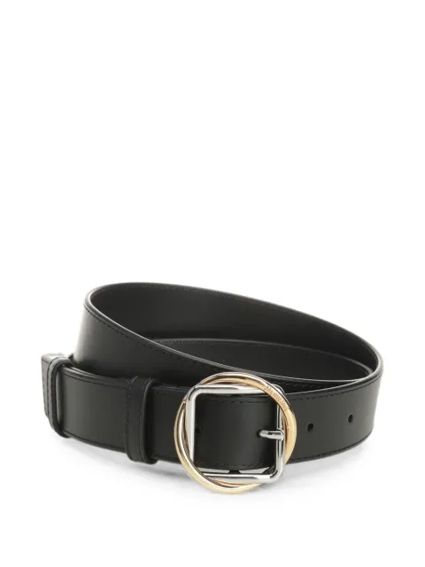 Jacquemus Salon Rond-Carré buckle belt Black 25EBEU00345AC01C01