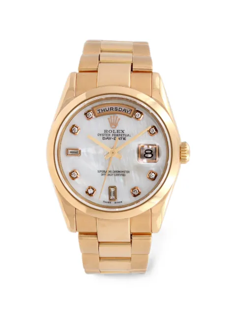 Rolex Day-Date 36mm watch White 118235