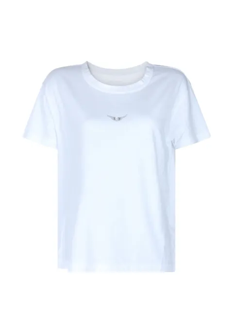 Zadig&Voltaire Marta embellished-detail T-shirt White JWTS01669