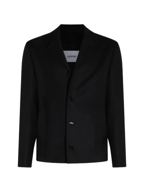 Lardini notch-lapel button-up blazer Black ACCONYCN65402999