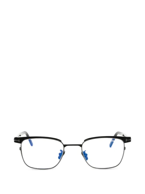 TOM FORD rectangle-frame glasses Black FT5854DB005